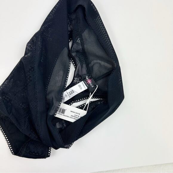 Cosabella Forza High Waisted Thong in Black Size S/M - Picture 3 of 4